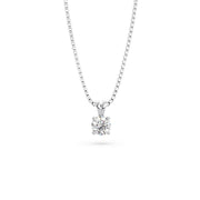 Round solo hangs necklace (L-G)